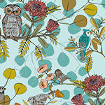 Turquoise Birds - Jaye Bird - Kori Turner Goodhart - Windham Fabrics 100% Quilters Cotton