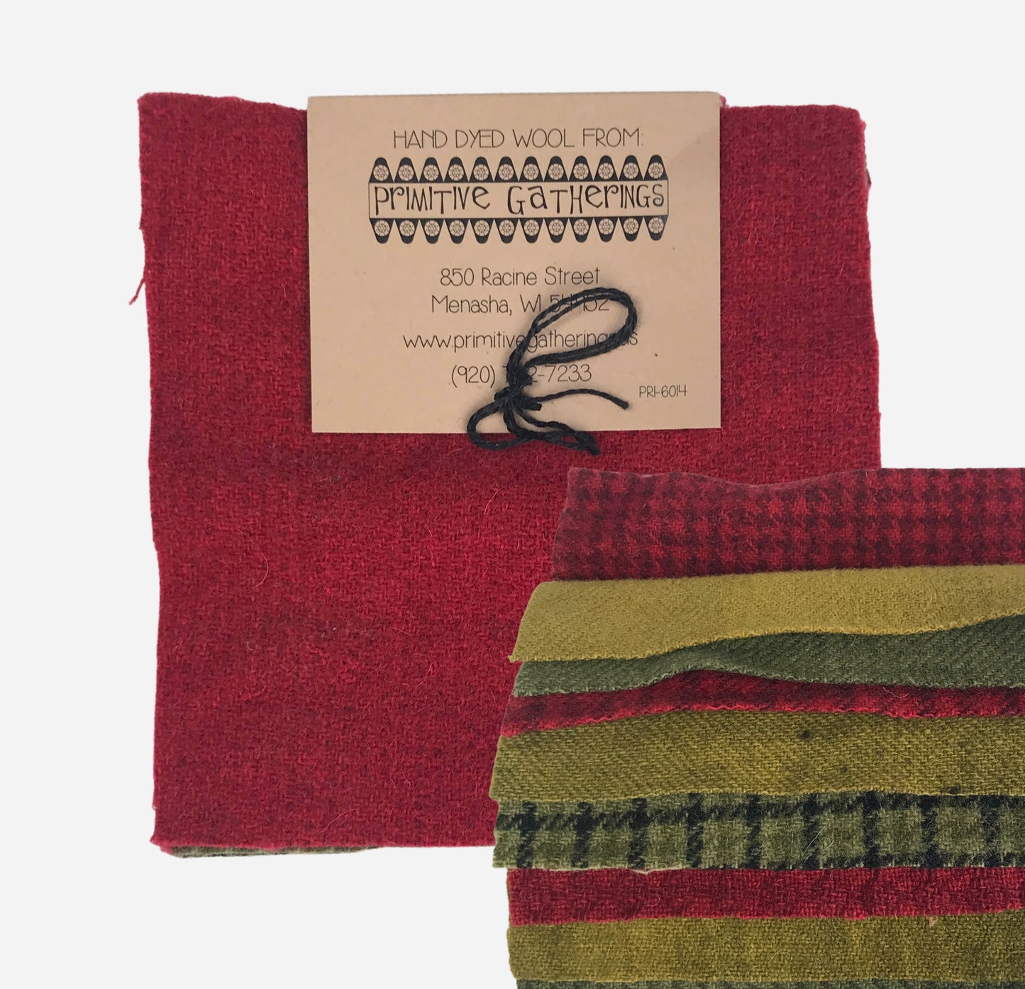 moda fabric primitive gatherings hand dyed 5 inch wool charm pack holiday Fabric Fetish