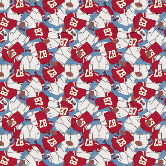 Varsity Sweethearts 87 - What a Catch - Paintbrush Studio Fabric 100% Quilters Cotton