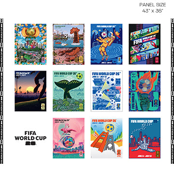 FIFA World Cup 2026 City Posters Fabric Fetish