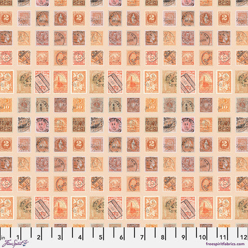 December - Palette ORANGE -  10pc Fat Quarter or Half Yard Bundles- Eclectic Elements - Tim Holtz - FreeSpirit Fabrics