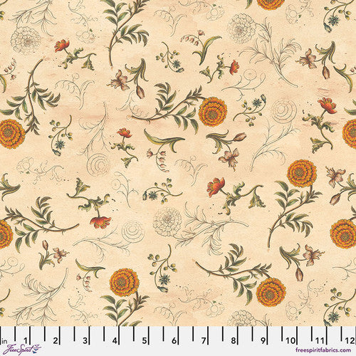 December - Palette ORANGE -  10pc Fat Quarter or Half Yard Bundles- Eclectic Elements - Tim Holtz - FreeSpirit Fabrics