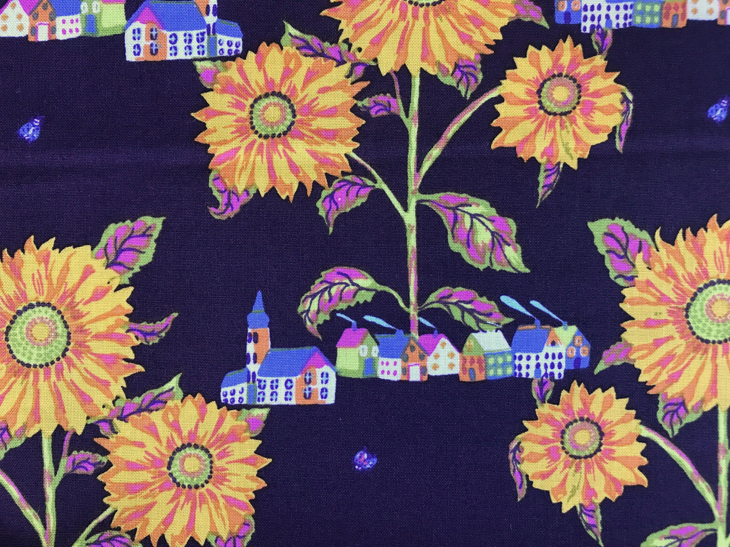 Sunny Village Maize - Souvenir - Nathalie Lete for Anna Maria Horner Conservatory - Freespirit Fabric