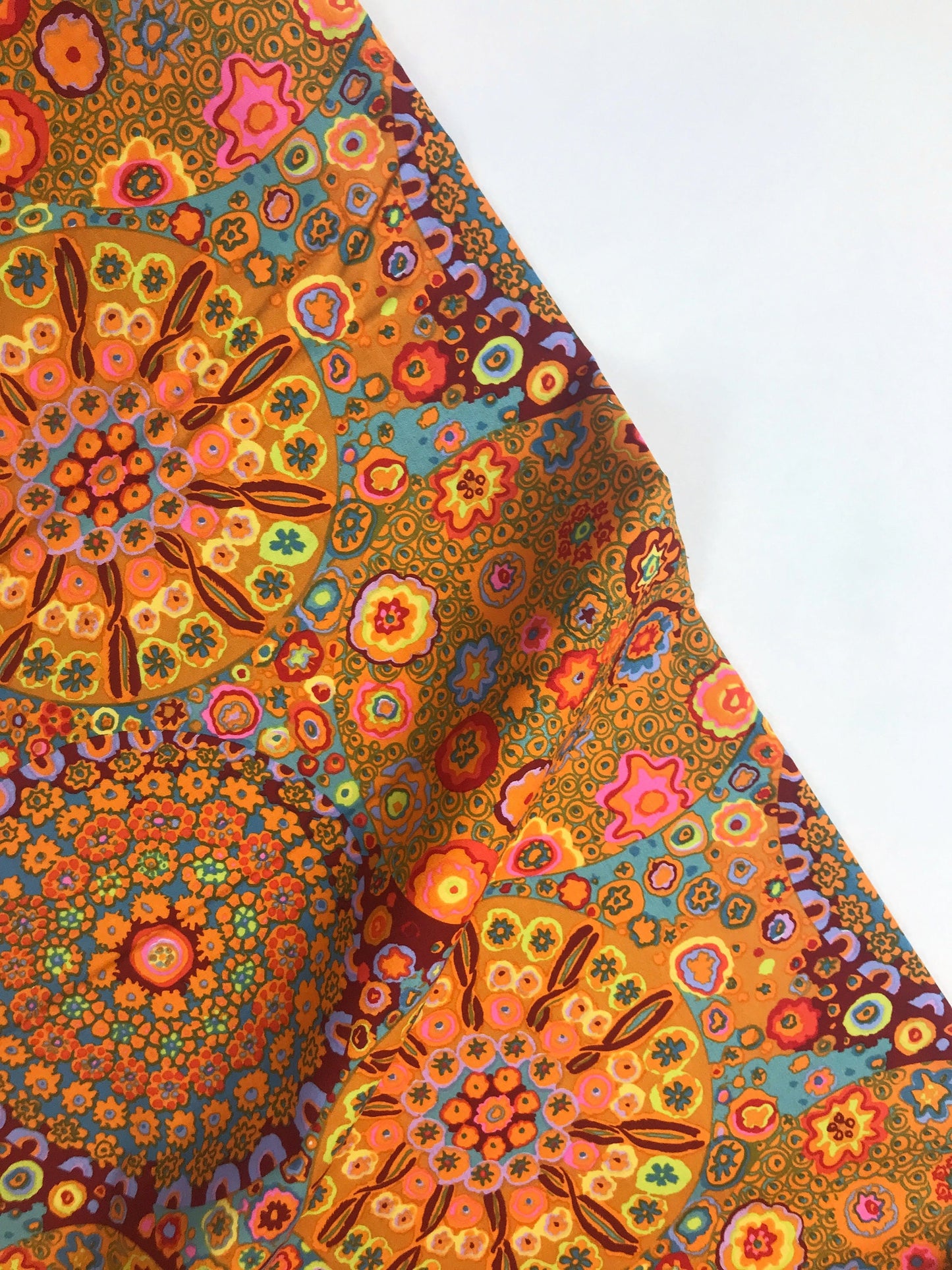 Millefiore Orange GP92 Kaffe Fassett Classics Fabric Fetish