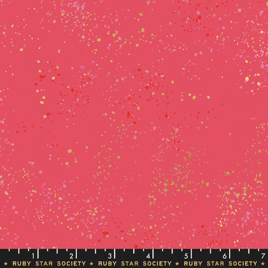Speckled Strawberry Gold METALLIC - Rashida Coleman Hale - Ruby Star Society Fabric - Moda