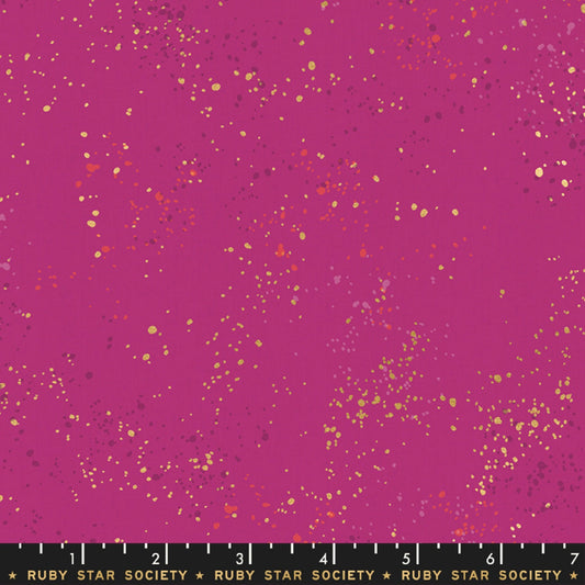 Speckled Berry Gold METALLIC  - Rashida Coleman Hale - Ruby Star Society Fabric - Moda