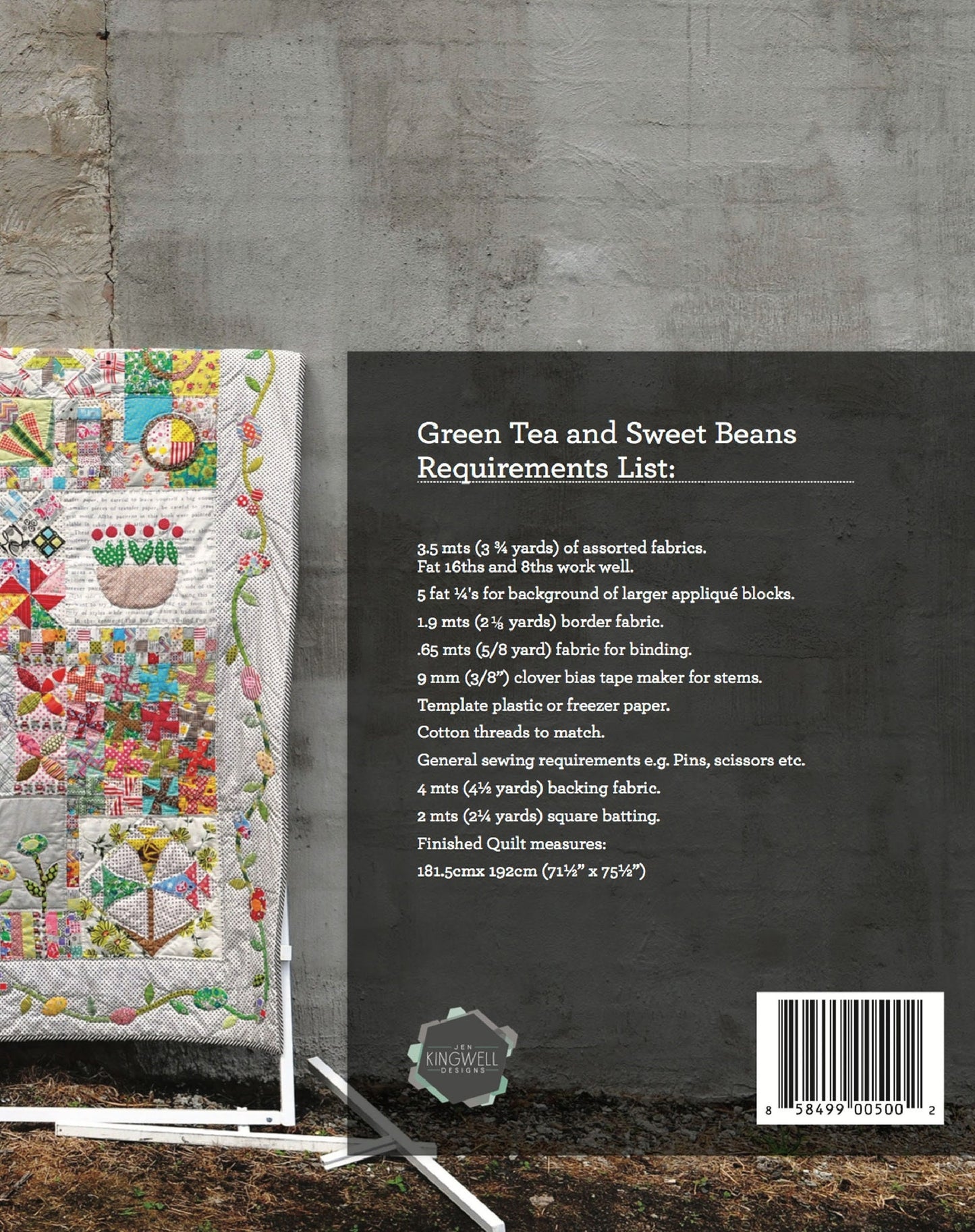 Green Tea & Sweet Beans Pattern Booklet - Jen Kingwell - Jen Kingwell Designs