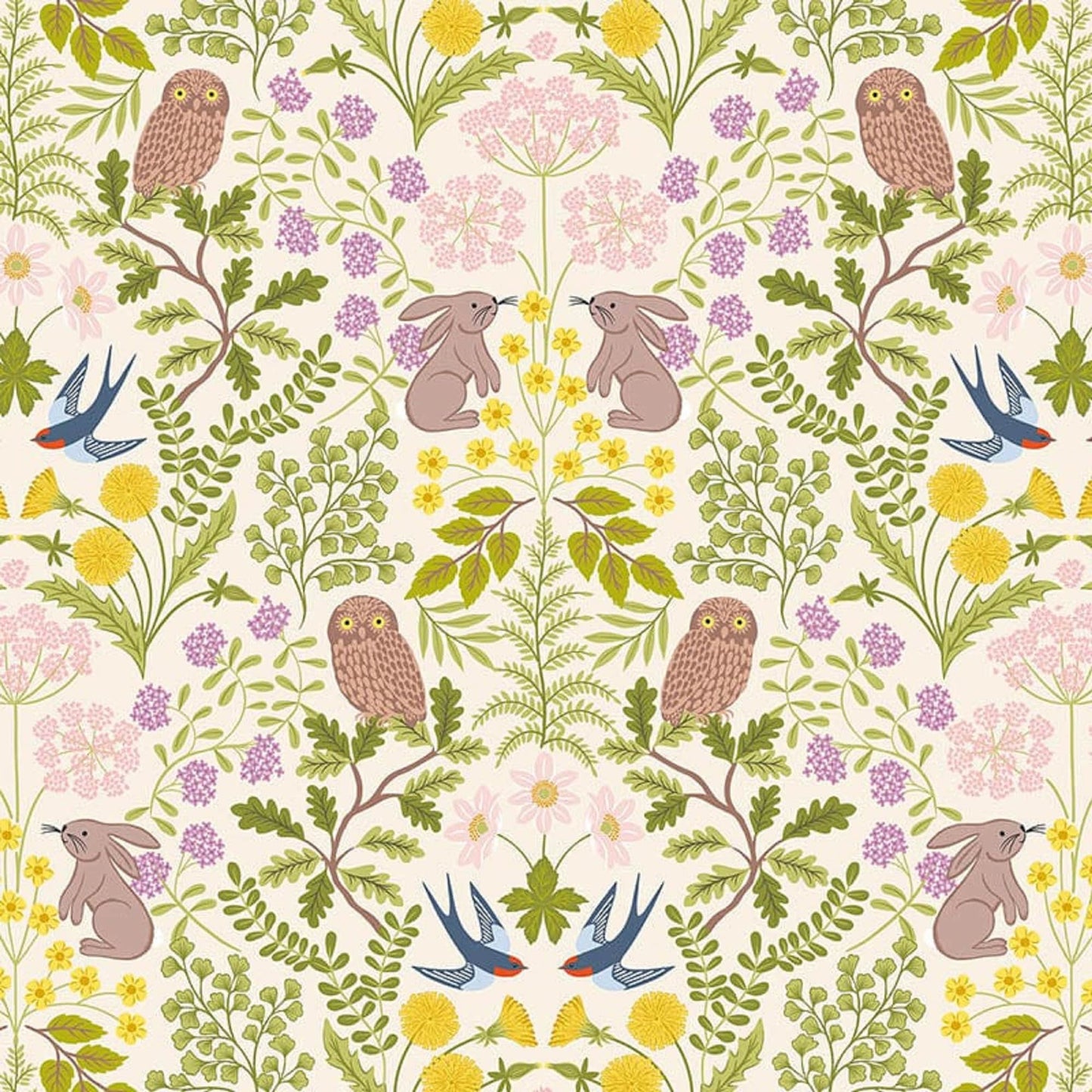 Clearbury Summer Cream - Clearbury Down - Lewis and Irene - 100% Quilters Cotton A813-1 fabric fetish