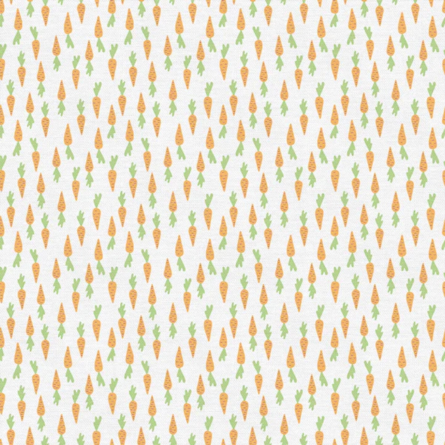 Carrots Orange Bunny Trail The Tiny Garden Paintbrush Studio Fabric 100% Quilters Cotton 120 21512 Fabric Fetish