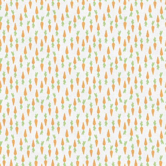 Carrots Orange Bunny Trail The Tiny Garden Paintbrush Studio Fabric 100% Quilters Cotton 120 21512 Fabric Fetish