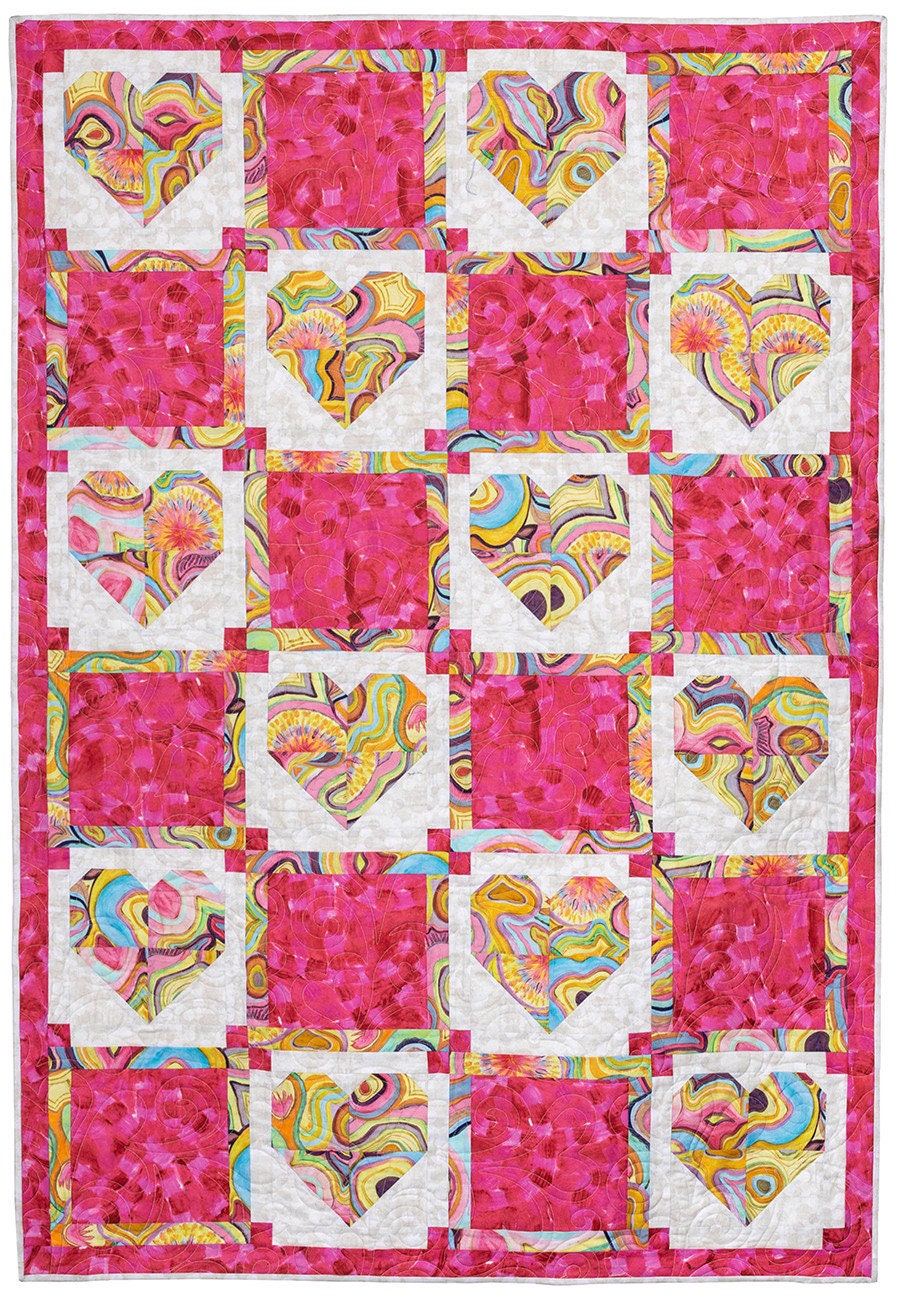 Go Bold with 3 Yard Quilts Pattern Booklet - Fran Morgan - Fabric Cafe' - 3 Size Options Per Pattern