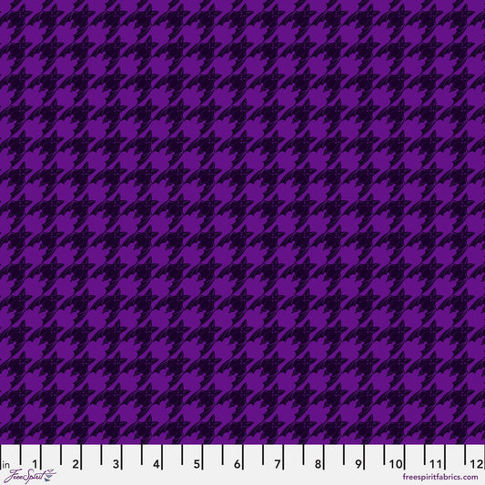 Batstooth Purple Mystic Moonlight Rachel Hauer Freespirit Fabrics 100% Quilters Cotton Fabric Fetish