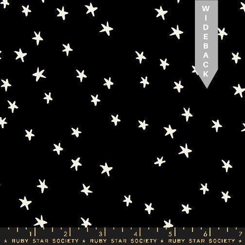 108" WIDE Starry Black Alexia Abegg Ruby Star Society Fabric Moda 100% Quilters Cotton Fabric Fetish