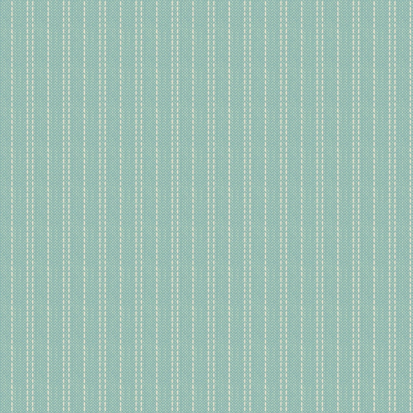 Seamstripe Teal WOVEN Creating Memories Tilda Fabric Tone Finnanger 100% Woven Quilters Cotton Fabric Fetish