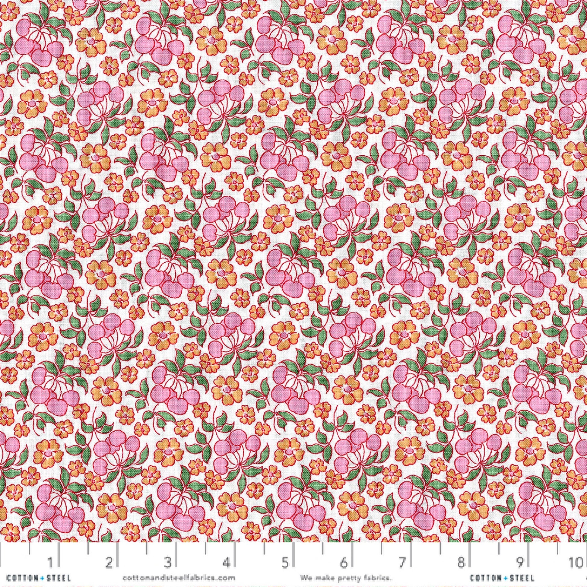 Cherries Jubilee Rose Everything But the Kitchen Sink XIII RJR Studio Fabrics Quilters Cotton Fabric Fetish