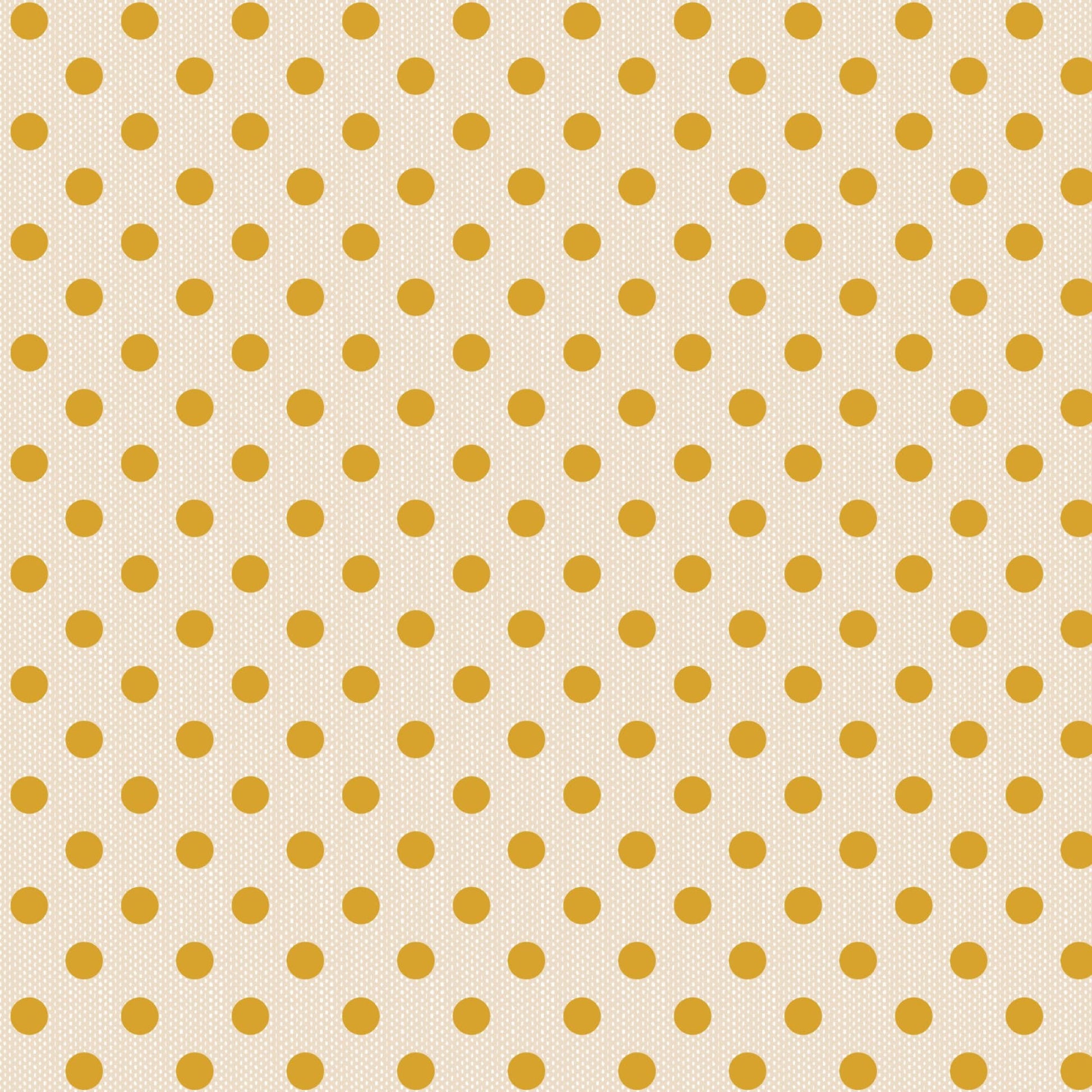 Polkadot Yellow Polka Dot WOVEN Creating Memories Tilda Fabric Tone Finnanger 100% Woven Quilters Cotton Fabric Fetish