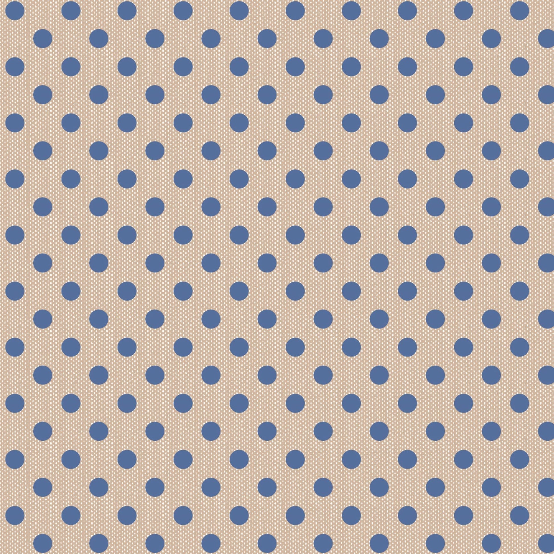 Polkadot Blue Polka Dot WOVEN Creating Memories Tilda Fabric Tone Finnanger 100% Woven Quilters Cotton Fabric Fetish