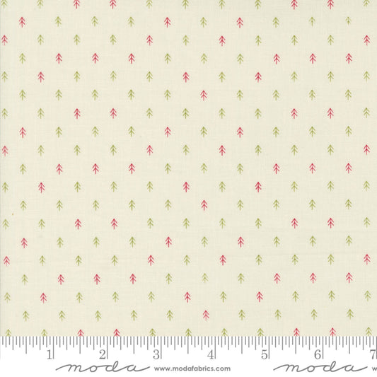 Tiny Trees Vanilla Christmas Trees On Dasher Sweetwater Moda Quilters Cotton Fabric Fetish