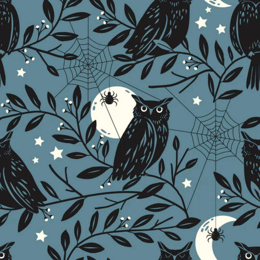 Owl Moon Spellbound Sally Mountain Dashwood Studio Quilters Cotton Fabric Fetish