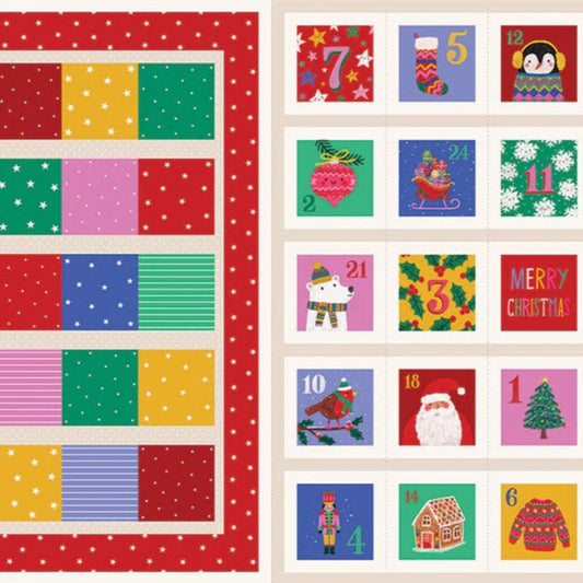 Bright & Jolly 23 Inch Panel Kate McFarlane Dashwood Studio Quilters Cotton Fabric Fetish