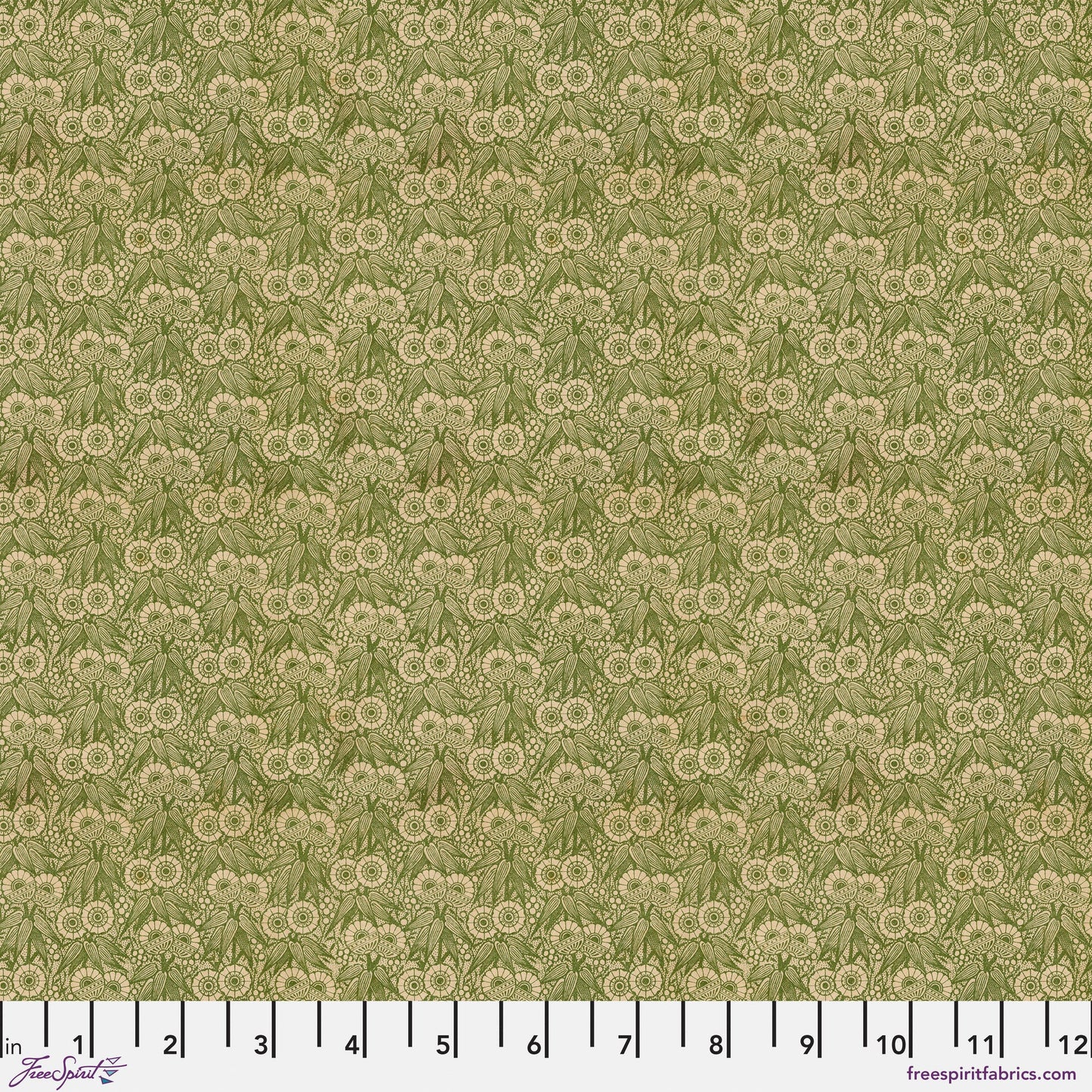 March - Palette Green -  10pc Fat Quarter or Half Yard Bundles- Eclectic Elements - Tim Holtz - FreeSpirit Fabrics