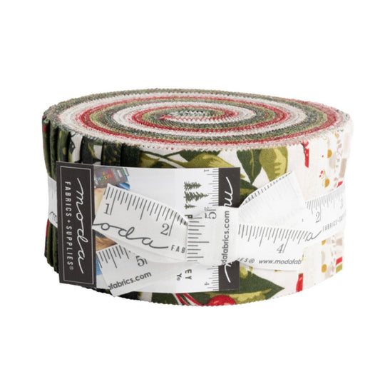 Pine Valley - 40 Piece Assorted Jelly Roll - BasicGrey Basic Grey - Moda Fabrics