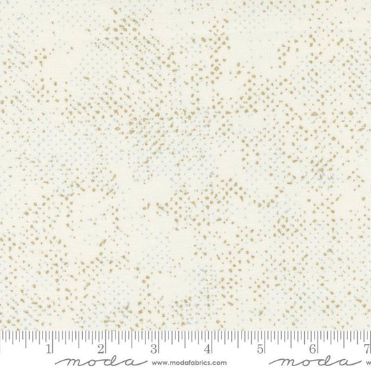 Spotted Cloud Gold METALLIC Zen Chic Moda Fabric Fabric Fetish