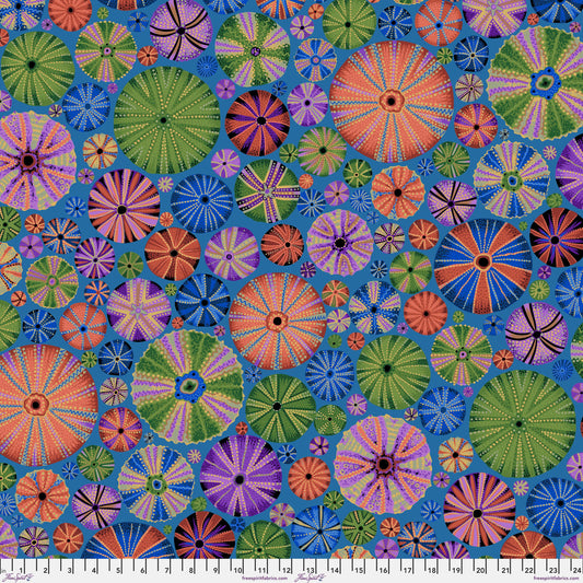 Urchin Dark Philip Jacobs Kaffe Fassett Collective August 2024 FreeSpirit Fabric PWPJ125 DARK 100% Quilters Cotton Fabric Fetish