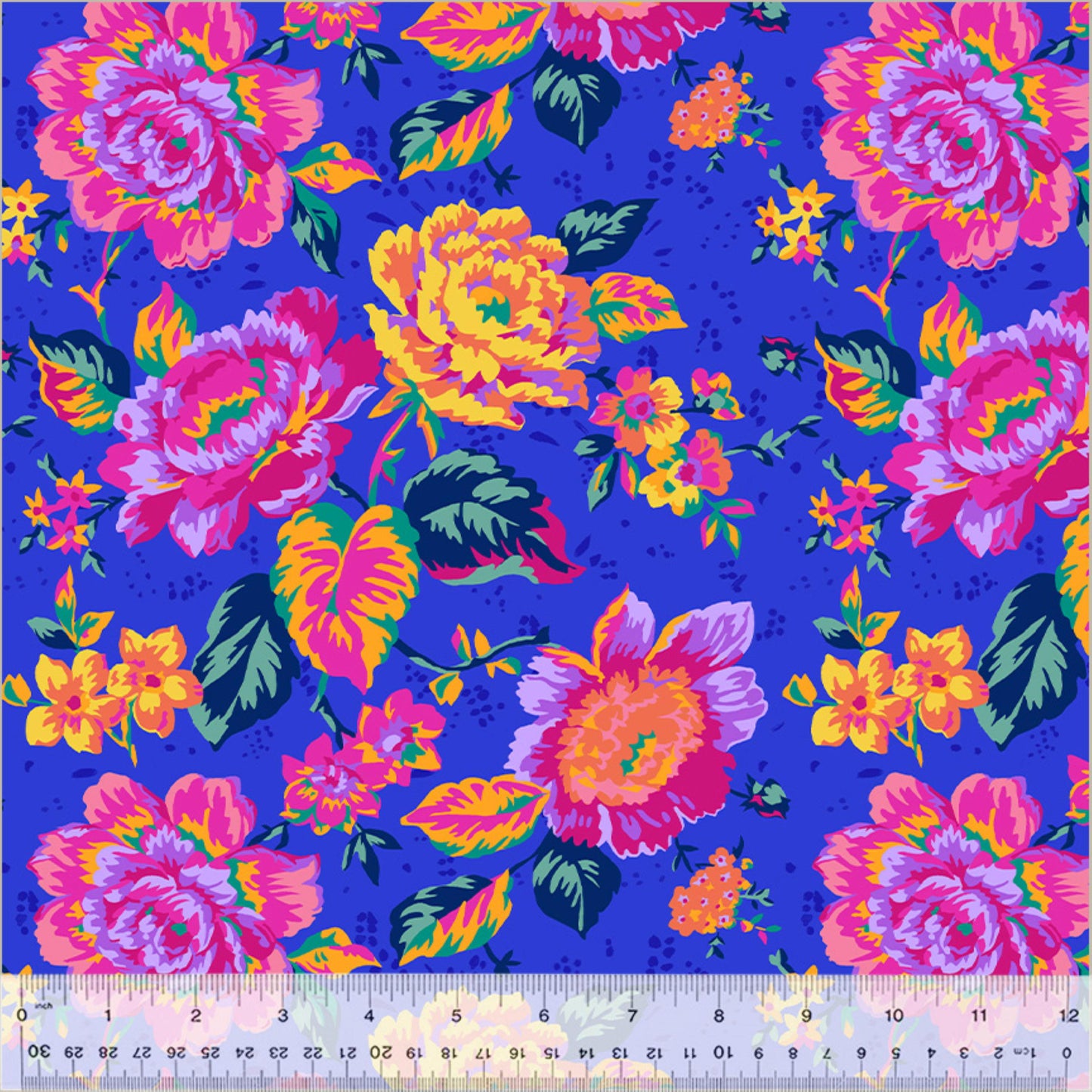 Sybil Cobalt West Palm Beach Jennifer Paganelli Windham Fabrics 100% Quilters Cotton Fabric Fetish