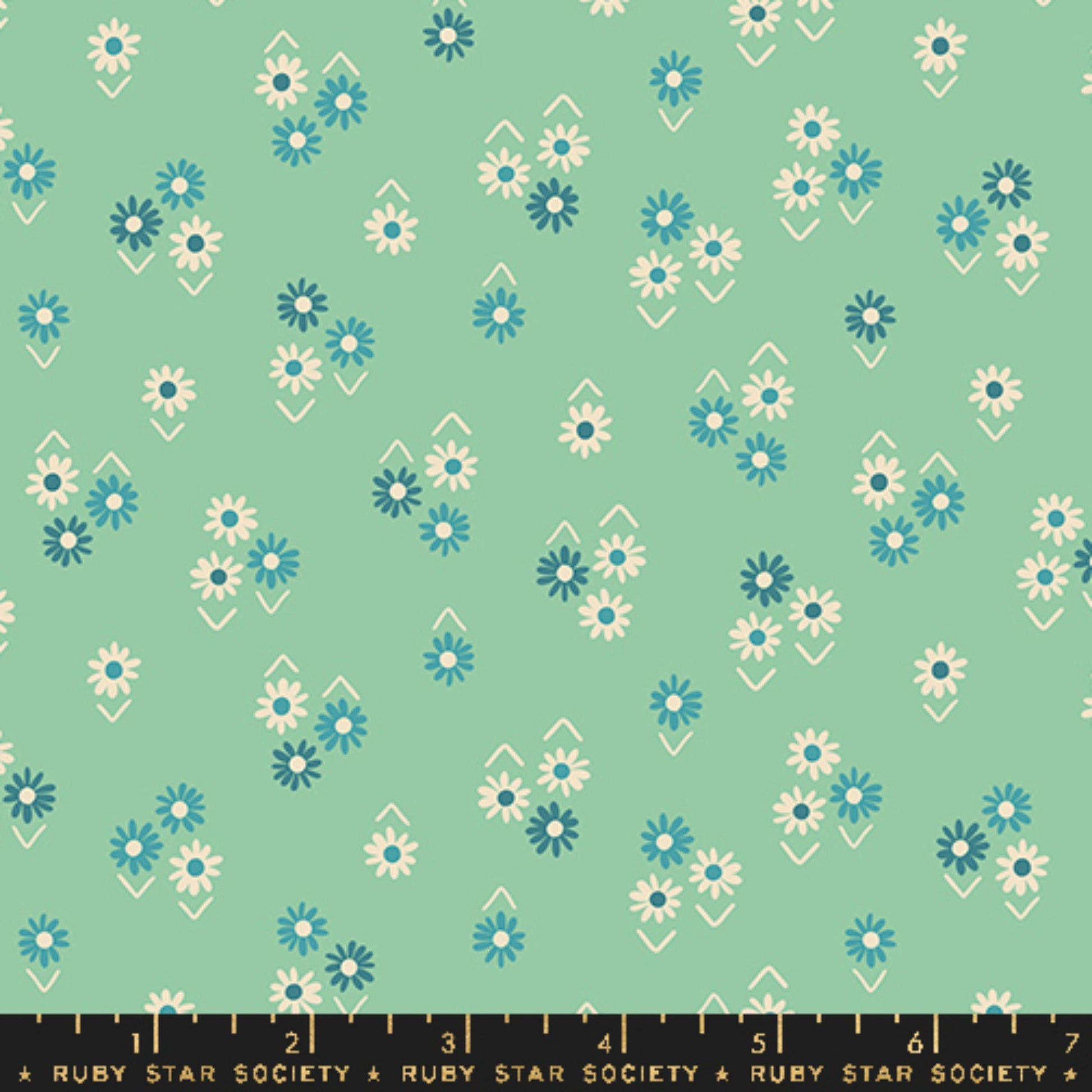 Baby Flowers Moss Juicy Melody Miller for Ruby Star Society and Moda Fabrics 100% Quilters Cotton RS0092 15 Fabric Fetish