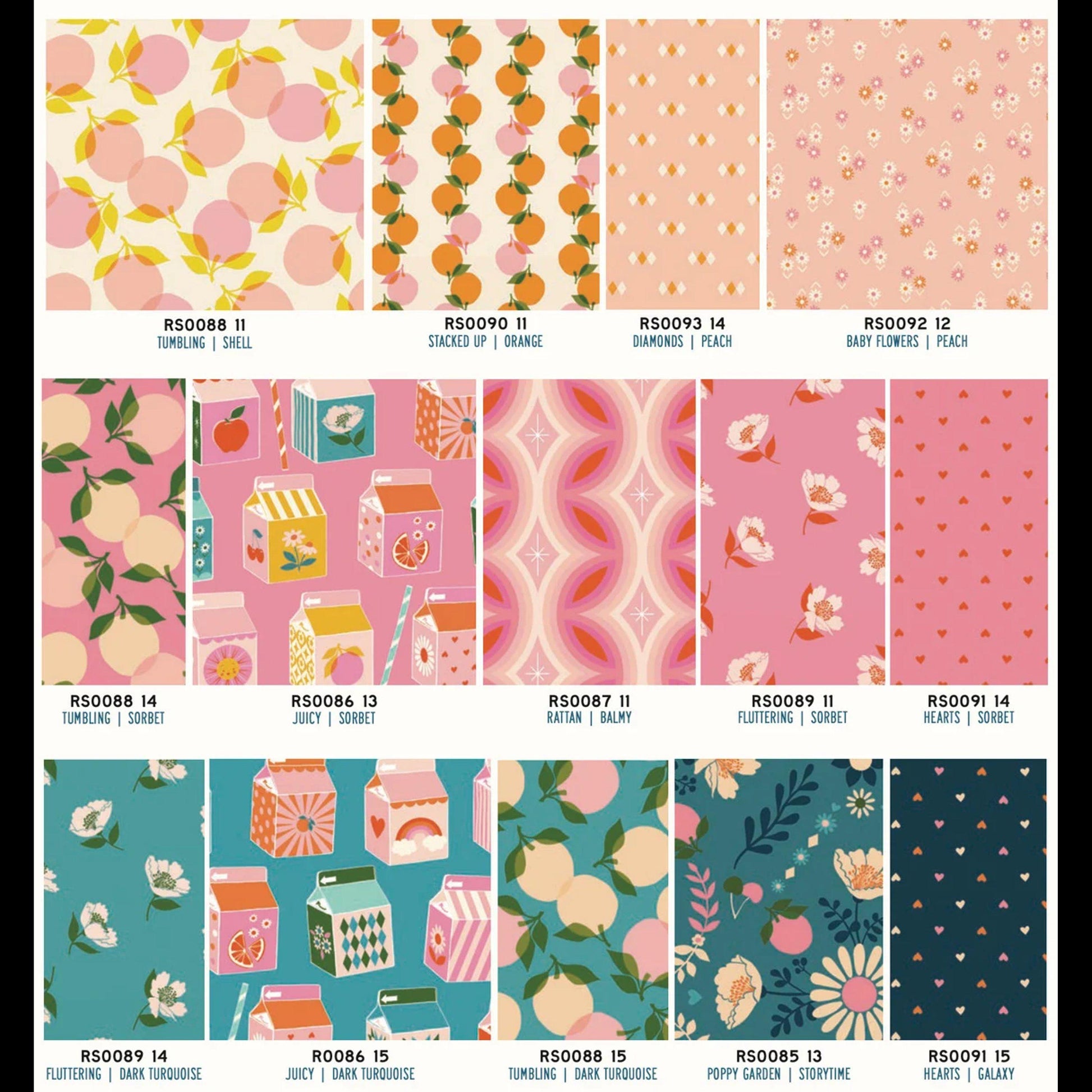 Juicy 29 pcs Bundles Melody Miller Ruby Star Society Moda Fabric Fetish