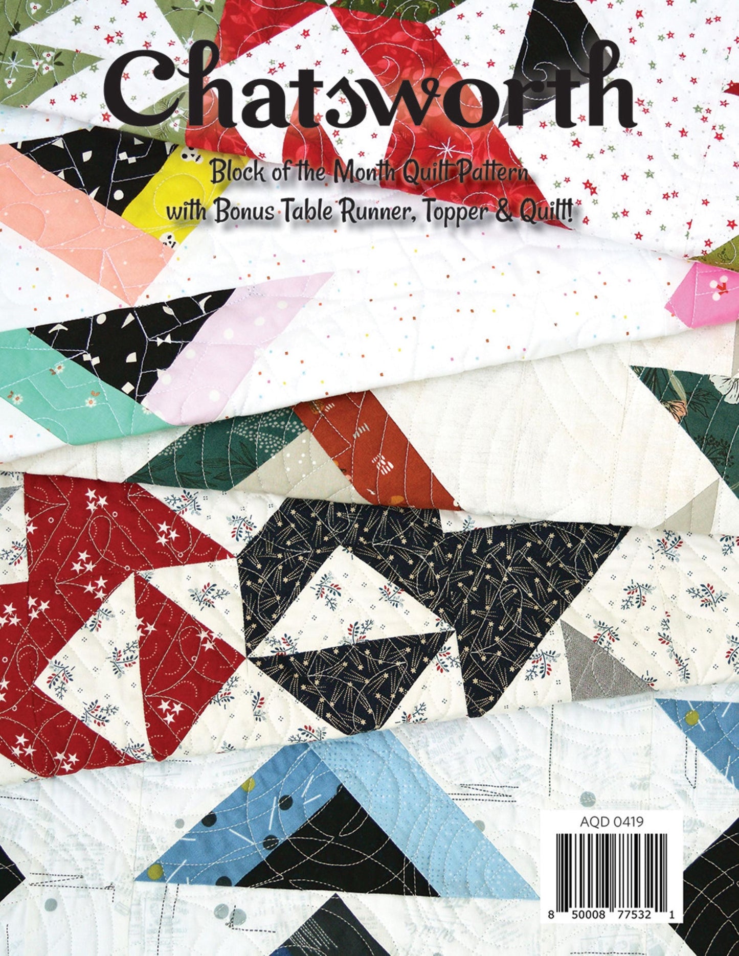 Chatsworth Quilt Pattern - Doug Leko Antler Quilt Design - BOM Plus Table Runner