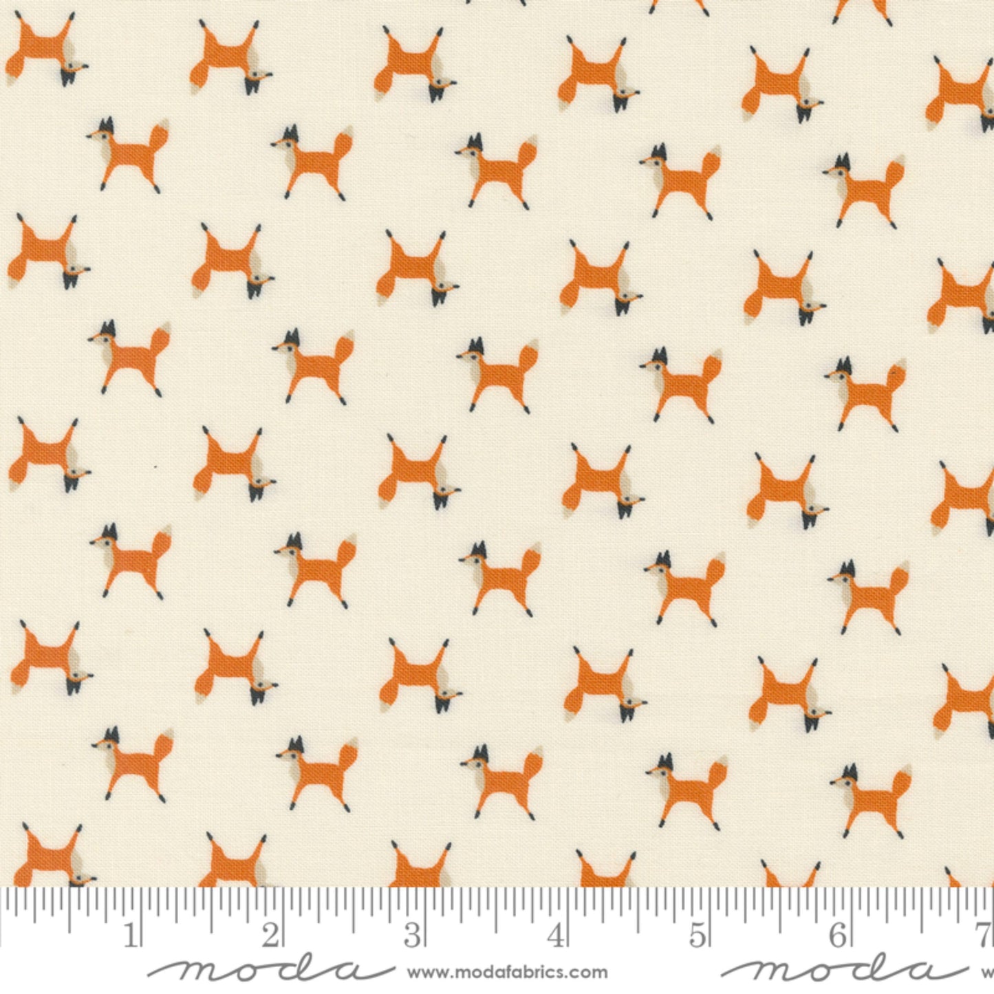 Fox Trot Cloud Woodland Wonder Gingiber Moda 100% Quilters Cotton Fabric Fetish