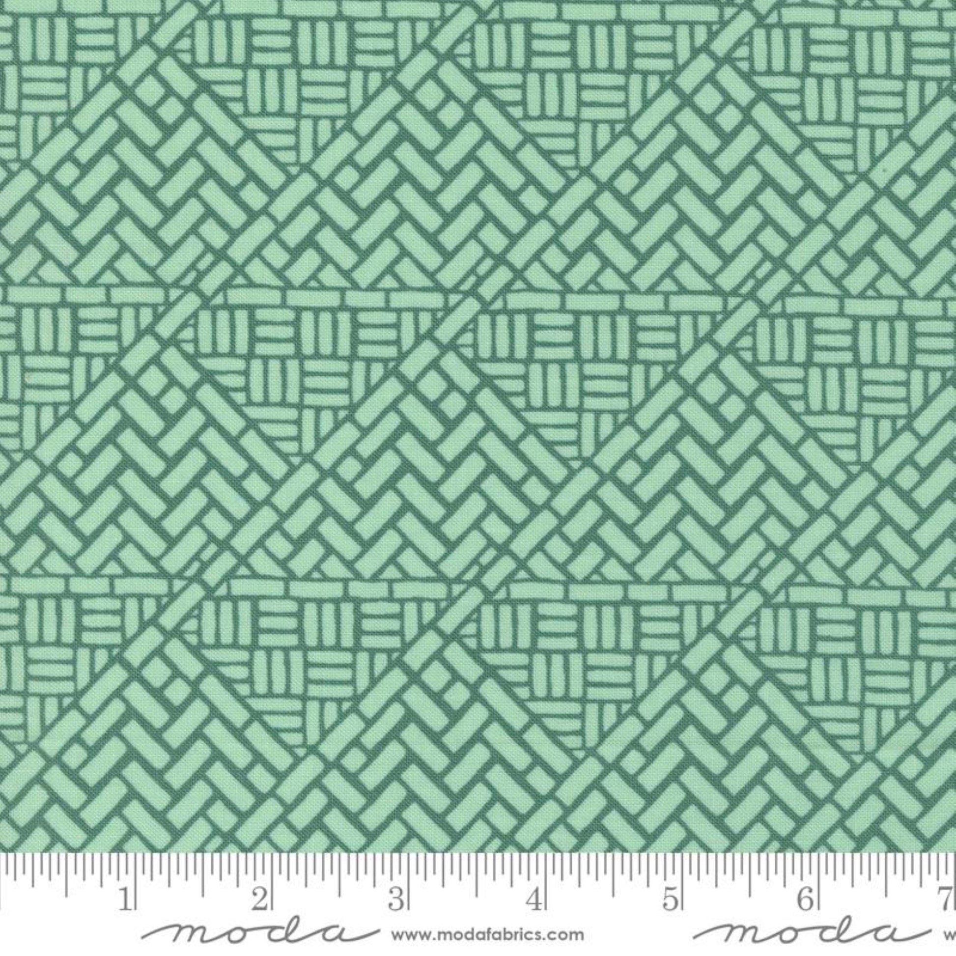 Mosaic Pistachio Tango Kate Spain Moda 100% Quilters Cotton 27338 19 Fabric Fetish