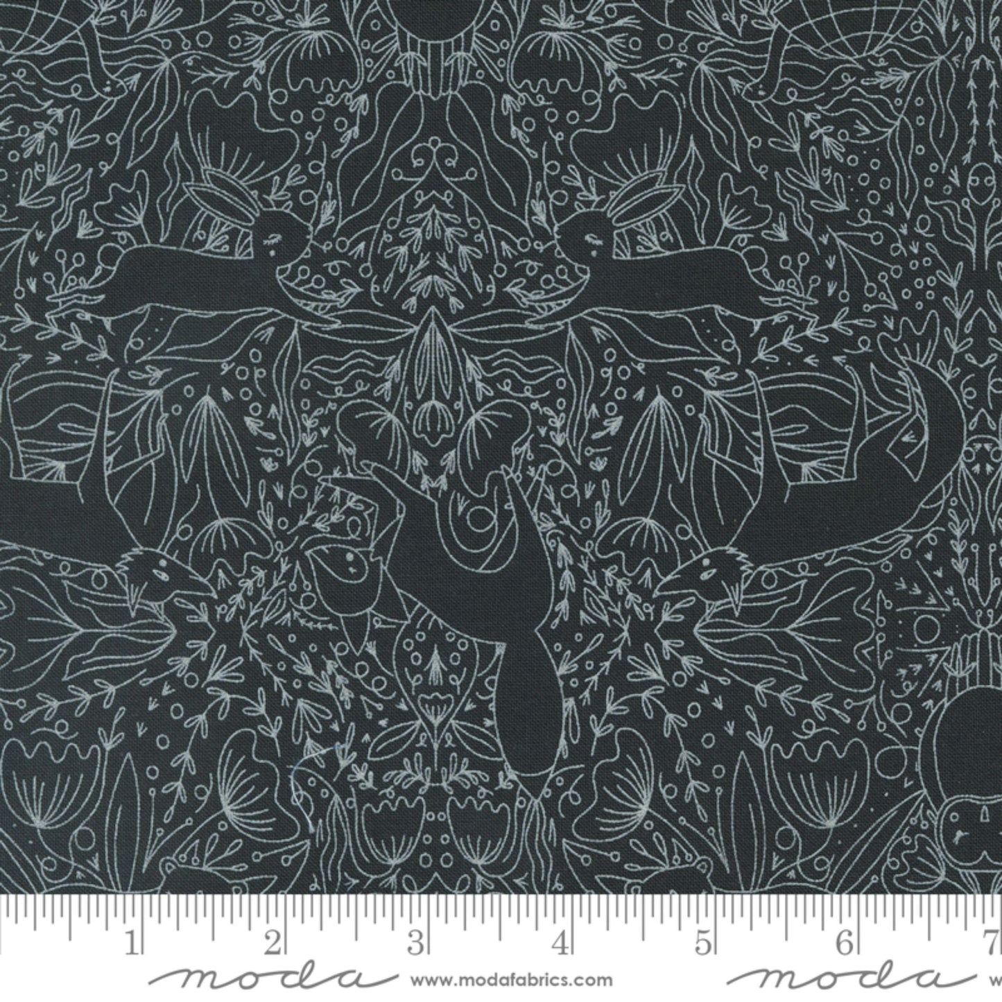 Frolic Midnight Woodland Wonder Gingiber Moda 100% Quilters Cotton Fabric Fetish