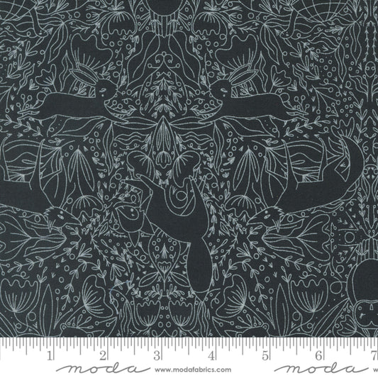 Frolic Midnight Woodland Wonder Gingiber Moda 100% Quilters Cotton Fabric Fetish