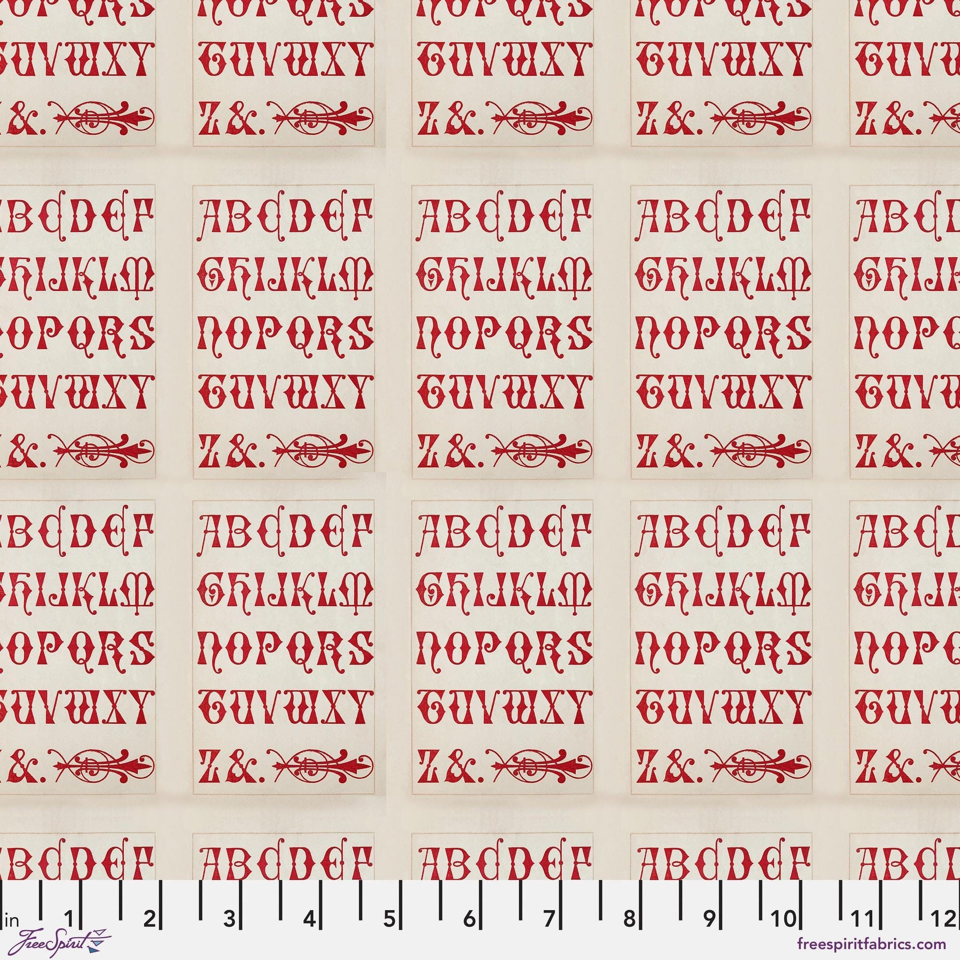 Red Typography Red Palette Red Tim Holtz Fabric Fetish