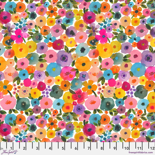 Flower Beauties Bright Sweet Somethings Carolyn Gavin for Conservatory Craft Freespirit Fabric Fabric Fetish