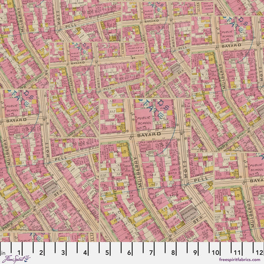 Pink Map Pink Palette Pink Tim Holtz Fabric Fetish