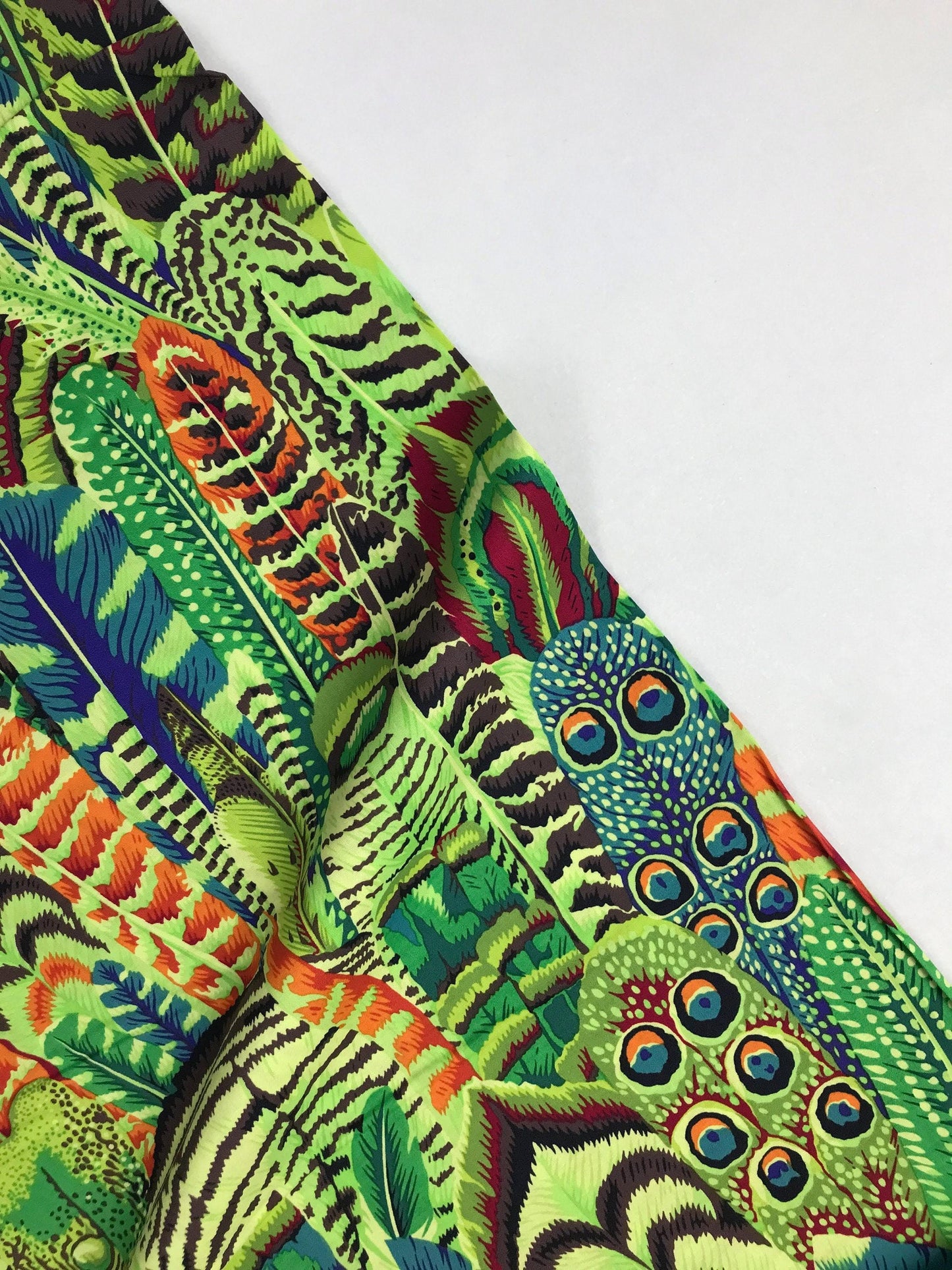 Feathers Lime - Kaffe Fassett Collective Classics Collection - FreeSpirit Fabric