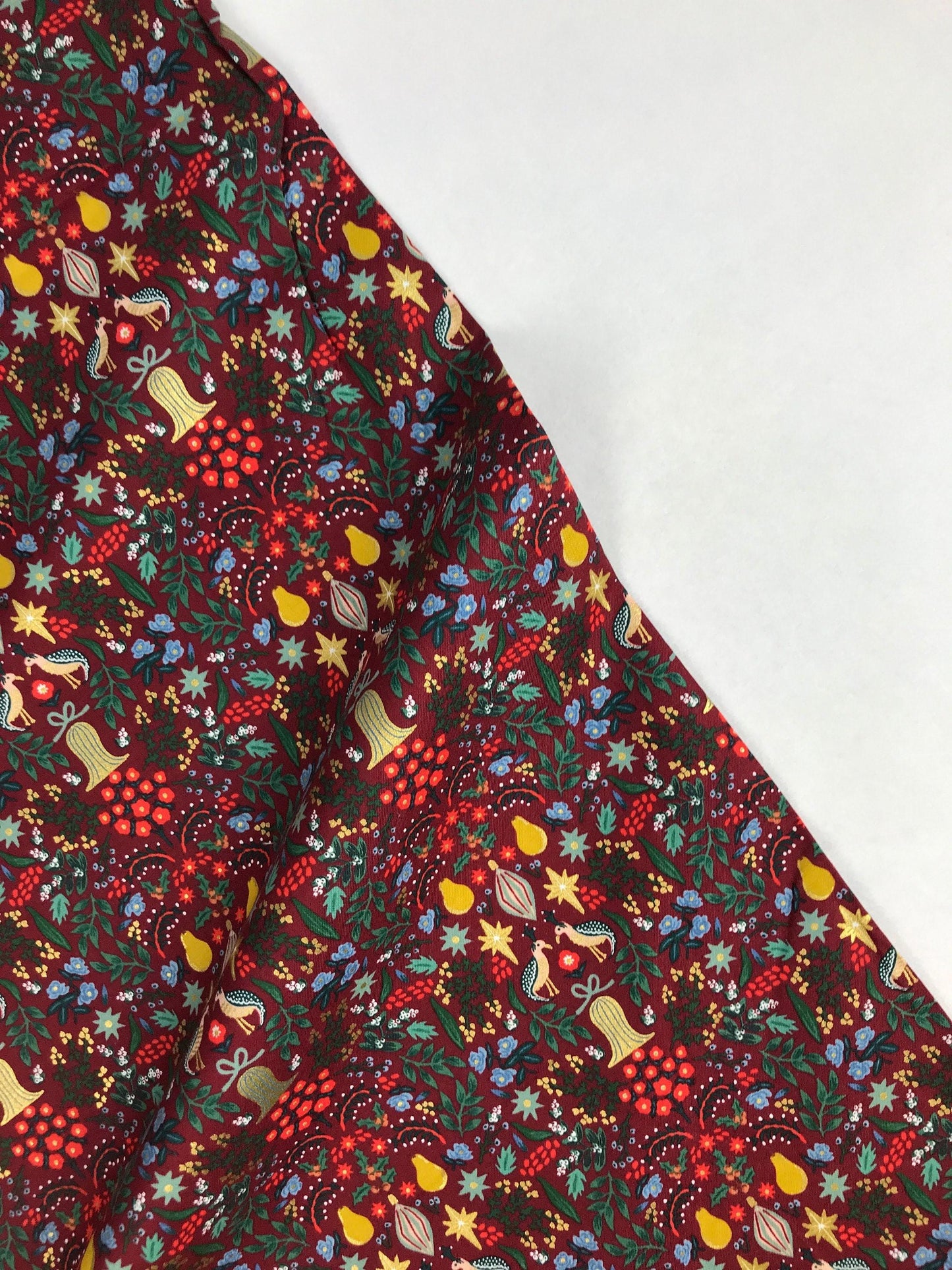 Partridge Berry METALLIC - Holiday Classics - Anna Bond Rifle Paper Co - Cotton + Steel