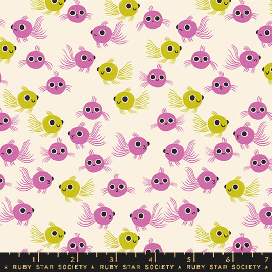 Goldfish Heliotrope Animal Animal Ruby Star Society and Moda Fabrics Fabric Fetish