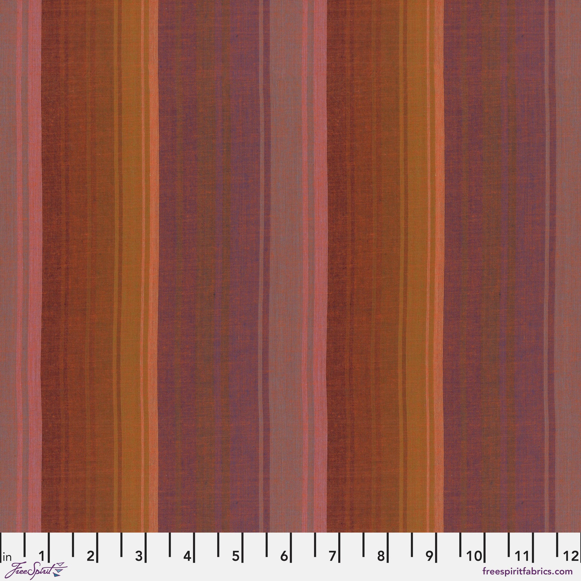 Exotic Stripe WOVEN Shot Cotton Warm Kaffe Fassett Collective Fabric Fetish