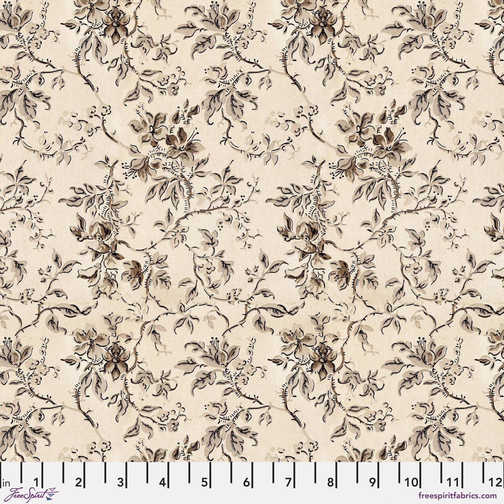 Wallpaper Neutral Palette Neutral Tim Holtz 100% Quilters Cotton PWTH257 NEUTRAL Fabric Fetish