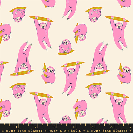 Sloths Natural Animal Animal Ruby Star Society and Moda Fabrics Fabric Fetish