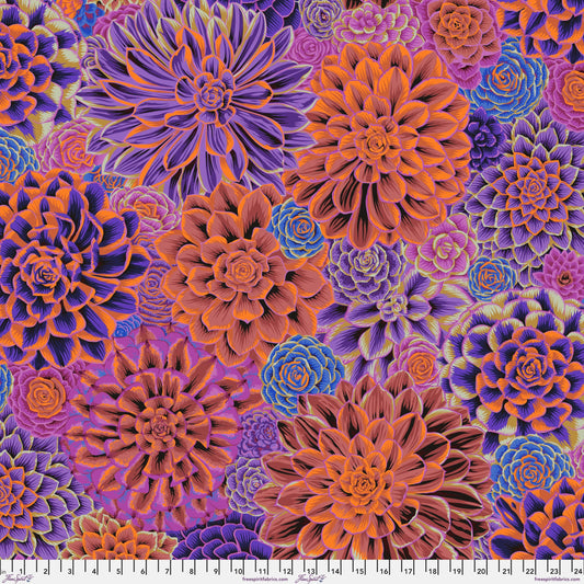 House Leeks Purple February 2025 Philip Jacobs Kaffe Fassett Collective Fabric Fetish