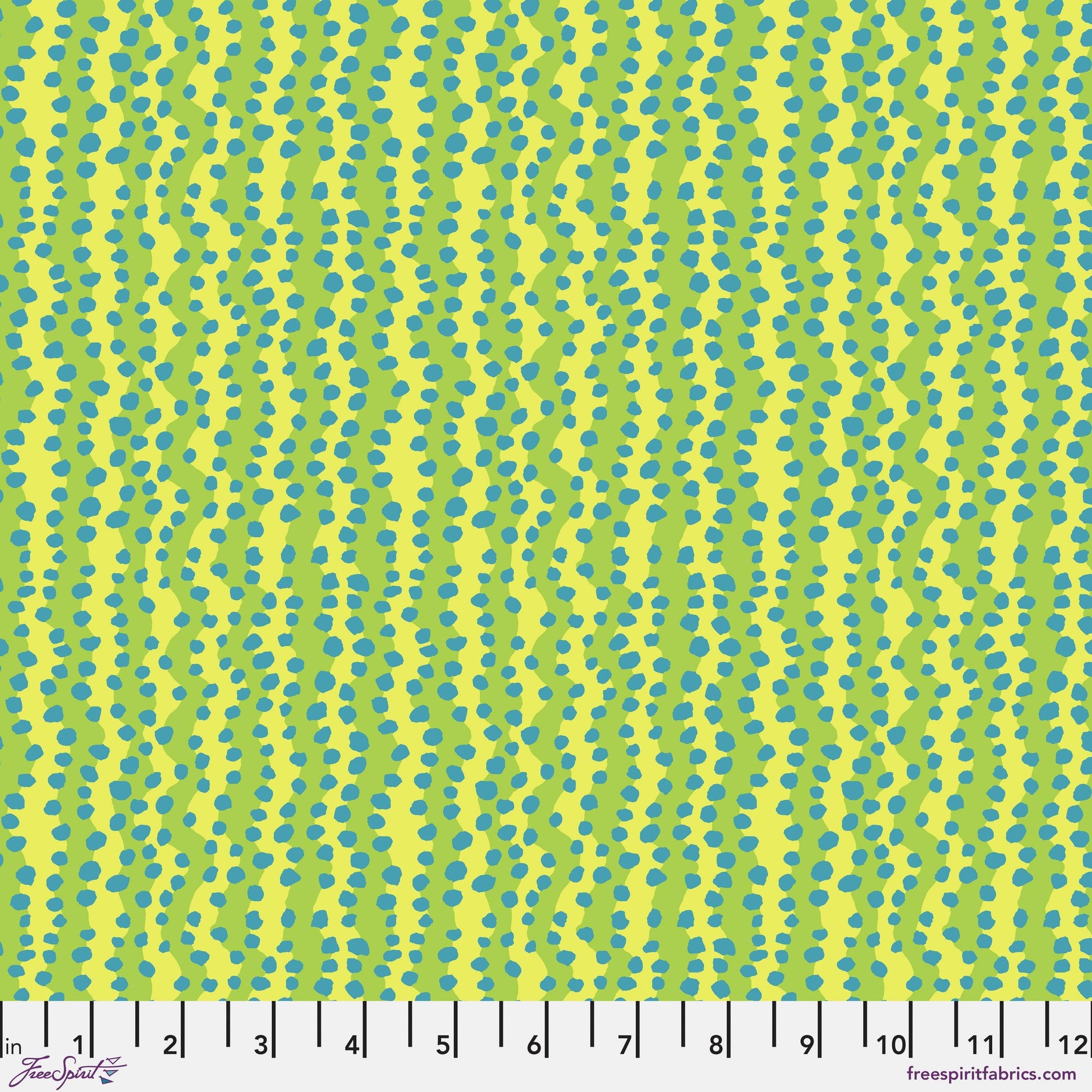 SM Bubble Stripe Yellow Kaffe Fassett Collective February 2025 Fabric Fetish