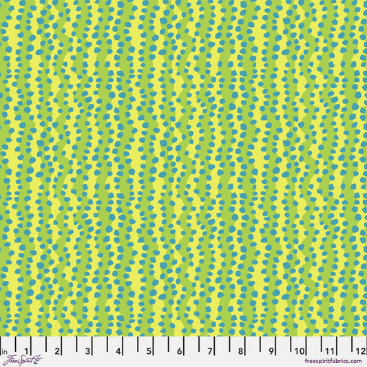 SM Bubble Stripe Yellow Kaffe Fassett Collective February 2025 Fabric Fetish
