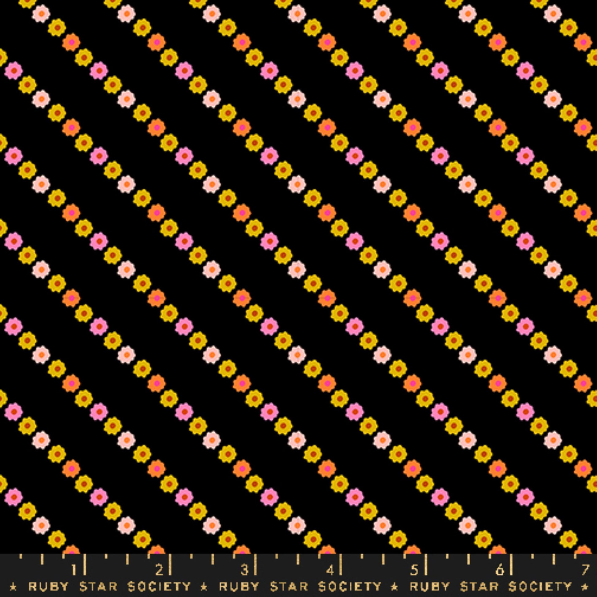 Garland Stripes Black Ooh Lucky Lucky Alexia Abegg Ruby Star Society Fabric Moda Fabric Fetish