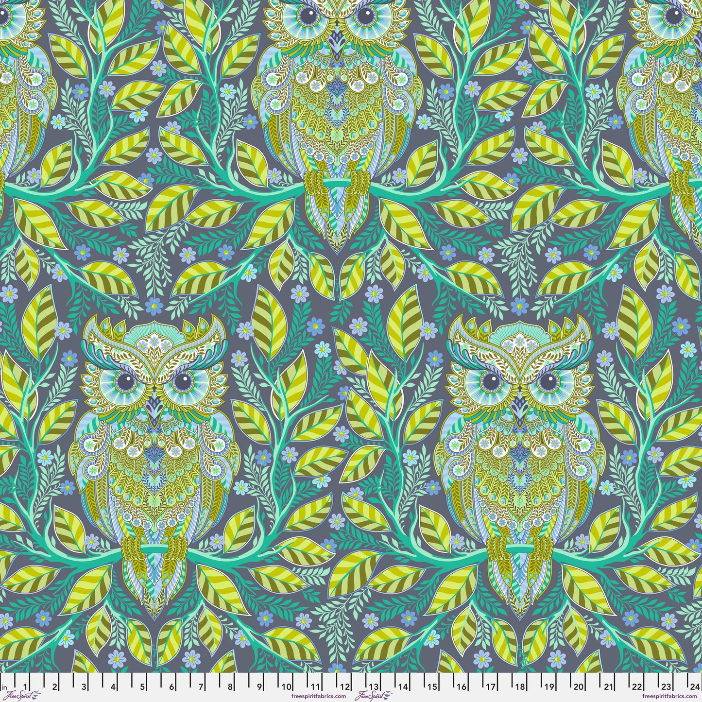 Hootie Patootie Starlight Full Moon Forest II Tula Pink Freespirit Fabrics Fabric Fetish